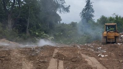 У Львові блискавка влучила в дерево біля цвинтаря