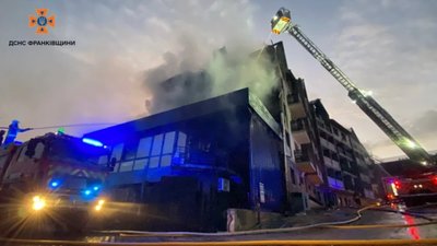 У Буковелі горів готель