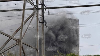 У Львові триває ліквідація пожежі в готелі (ВІДЕО)