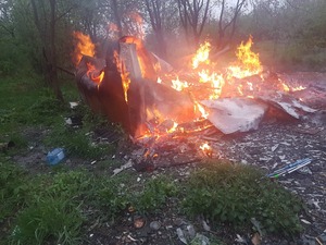 Поблизу Львова, під час пожежі, загинув чоловік