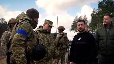 Зеленський відвідав кордон з росією (ВІДЕО)