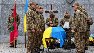 Львівщина попрощалася з молодим воїном-прикордонником Ігорем Польовим (ФОТО)