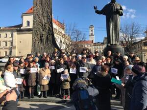 У Львові відбувся флешмоб представників ОСББ (ФОТО, ВІДЕО)