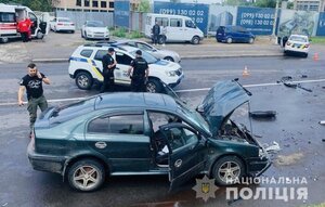 На Рівненщині поліцейські переслідували водія-порушника: постраждав інспектор