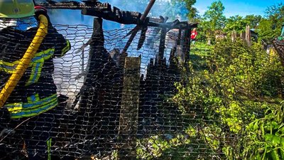 У Львівській області вогнеборці ліквідували пожежу в будівлі