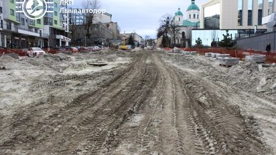 У «Львівавтодорі» повідомили, коли вся вулиця Шевченка стане проїзною для транспорту