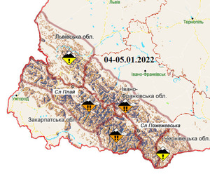Туристів закликають 4–5 січня утриматись від походів на високогір’я Карпат