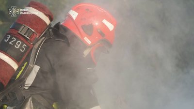 На Львівщині під час пожежі в будинку постраждала жінка