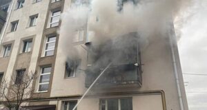 У Харкові горів гуртожиток: щонайменше одна людина загинула (відео)