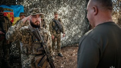 Львів'янина Володимира Бойка нагородили медаллю «За військову службу Україні»