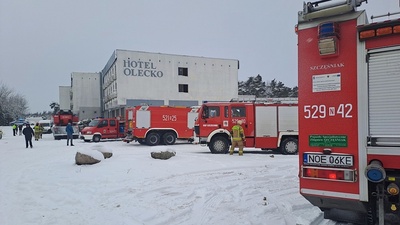 У Польщі горів готель, де проживають 155 біженців з України