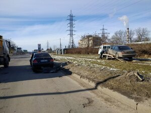 У Львові зіткнулися три автомобілі (фото, відео)