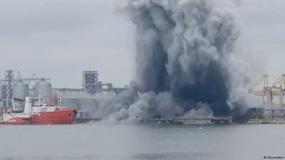 У Румунії у порту Констанца вибухнув морський дрон