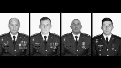 Львівщина провела в останню дорогу Героїв, які загинули на борту вертольота Мі-24