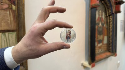 Національний банк презентував срібну пам’ятну монету «Архангел Михаїл»