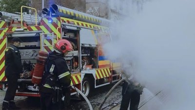 У Львові під час руху загорівся електроскутер