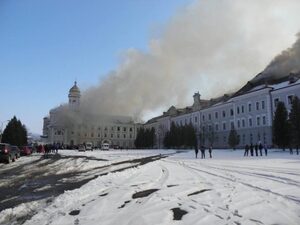 У Хирові рятувальники сьогодні ліквідували масштабну пожежу