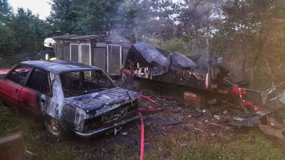 У Львівському районі сталася пожежа