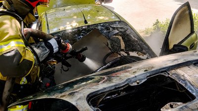 У Львові горів автомобіль