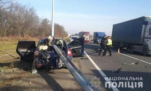 У поліції прокоментували смертельну ДТП з відбійником на Львівщині (ФОТО, ВІДЕО)