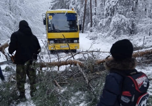 На Львівщині негода ускладнює довіз дітей до шкіл