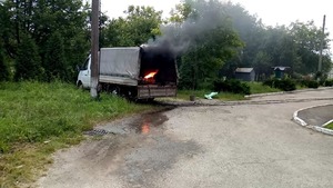 У Львівській області горів автомобіль