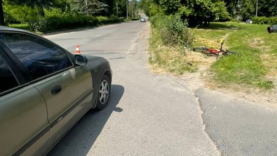 У місті на Львівщині водій "Daewoo Lanos" збив велосипедистку (ФОТО)