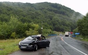 На Закарпатті, у жахливій ДТП, загинув батько, а двоє дітей в лікарні (фото)