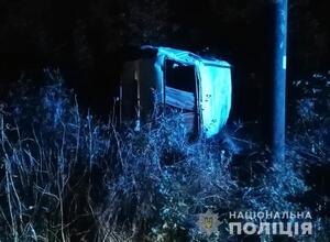 На Буковині перекинувся автомобіль