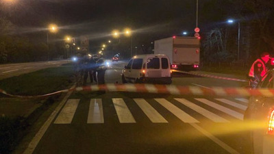 У Києві водій автомобіля збив прикордонницю, яка несла службу на блокпосту (ФОТО)