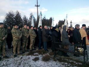 На Львівщині вшанували пам’ять загиблого в зоні АТО правоохоронця (ФОТО)