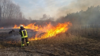 На 27 – 28 вересня синоптики прогнозують значну пожежну небезпеку