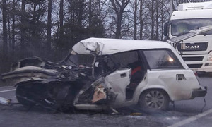 На Львівщині у ДТП потрапив туристичний автобус (фото, відео)