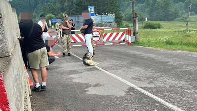 На блокпосту Львівщини правоохоронці затримали офіцера Національної гвардії