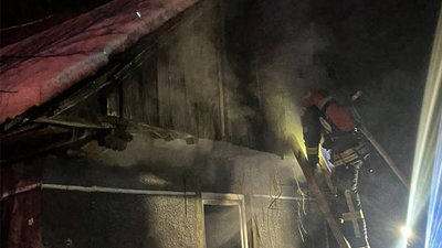 На Яворівщині горів житловий будинок