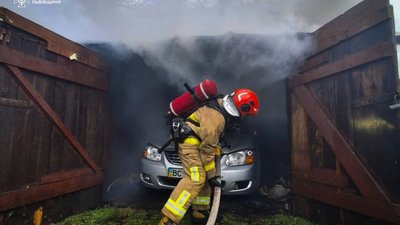 У Львові горіла будівля