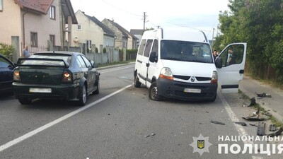 У ДТП на Львівщині постраждали водії двох авто