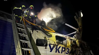 Російський удар вночі спричинив пожежу на Волині (ФОТО)