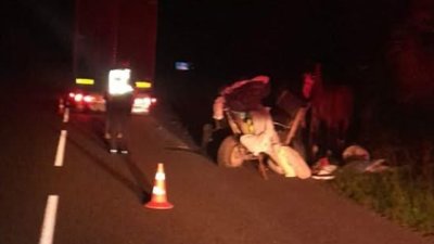 На Львівщині машина збила 34-річного керманича підводи