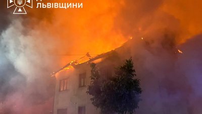 Росія атакувала безпілотниками Львівщину (ФОТО, ВІДЕО)