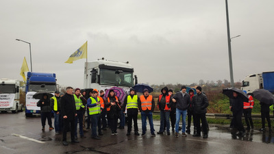 Українські перевізники з 15 лютого розпочнуть свою акцію протесту у відповідь на дії польських фермерів