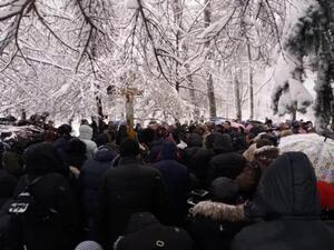 Віряни УПЦ МП мітингували під Верховною Радою