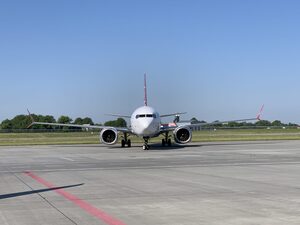 До Львова завітав "Boeing 737 Max 8" турецької авіакомпанії "Turkish Airlines" (фото)