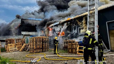 У Тернополі горів продуктовий супермаркет