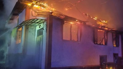 У Львівській області горів житловий будинок