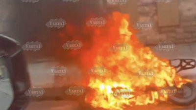 У Львові згорів електросамокат (ВІДЕО)