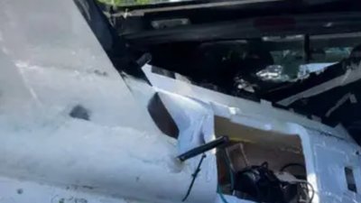 Білоруський вертоліт збив російський ударний дрон, який летів в Україну