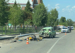 На Львівщині, внаслідок ДТП, загинув мотоцикліст