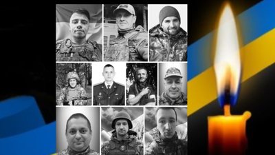 Львівщина сьогодні проводжає десятьох загиблих військових