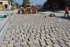 Відремонтовану частину вул. Богдана Хмельницького обіцяють відкрити для проїзду за кілька днів